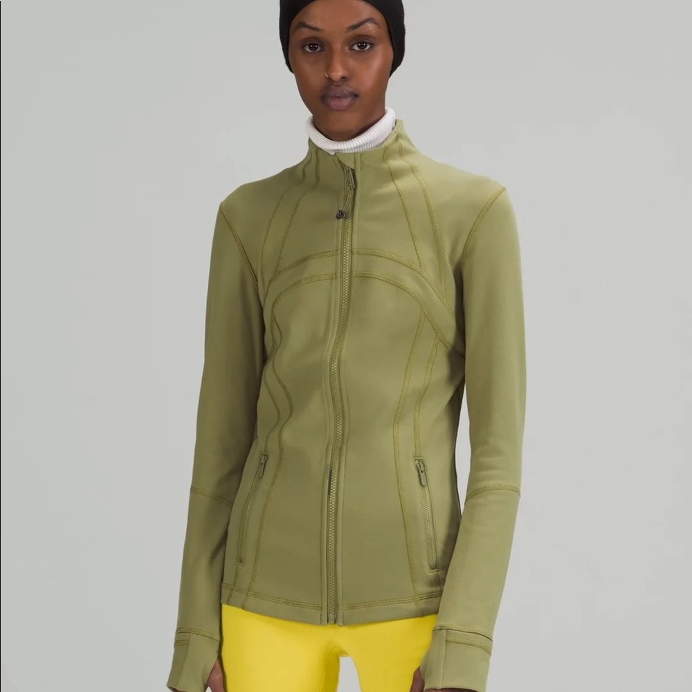 Lululemon define jacket new with tag bronze green size 10
